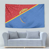 DR Congo Football Tapestry Allez Les Léopards - Wonder Print Shop
