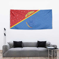 DR Congo Football Tapestry Allez Les Léopards - Wonder Print Shop