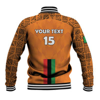 Custom Zambia Football Baseball Jacket Go Chipolopolo Go - Wonder Print Shop