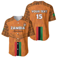 Custom Zambia Football Baseball Jersey Go Chipolopolo Go - Wonder Print Shop