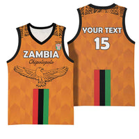 Custom Zambia Football Basketball Jersey Go Chipolopolo Go - Wonder Print Shop