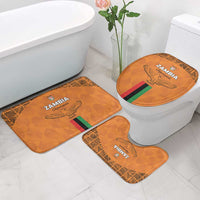 Zambia Football Bathroom Set Go Chipolopolo Go - Wonder Print Shop