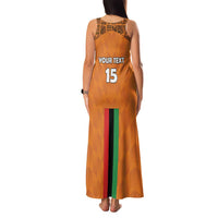 Custom Zambia Football Family Matching Tank Maxi Dress and Hawaiian Shirt Go Chipolopolo Go - Wonder Print Shop