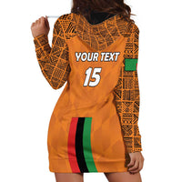 Custom Zambia Football Hoodie Dress Go Chipolopolo Go - Wonder Print Shop