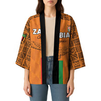Custom Zambia Football Kimono Go Chipolopolo Go - Wonder Print Shop