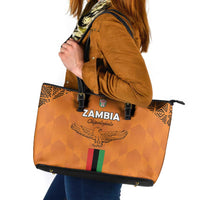 Zambia Football Leather Tote Bag Go Chipolopolo Go - Wonder Print Shop