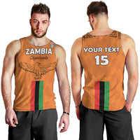 Custom Zambia Football Men Tank Top Go Chipolopolo Go - Wonder Print Shop