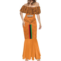 Custom Zambia Football Mermaid Dress Go Chipolopolo Go - Wonder Print Shop