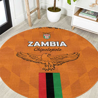 Zambia Football Round Carpet Go Chipolopolo Go - Wonder Print Shop