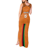 Custom Zambia Football Tank Maxi Dress Go Chipolopolo Go - Wonder Print Shop