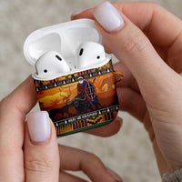 Kenya Safari Christmas AirPods Case Black Santa Riding Cape Buffalo - Heri ya Krismasi - Wonder Print Shop