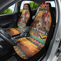 Kenya Safari Christmas Car Seat Cover Black Santa Riding Leopards - Heri ya Krismasi - Wonder Print Shop
