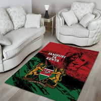 Kenya Independence Day Area Rug 61st Anniversary - Coat Of Arms - Wonder Print Shop