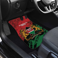 Kenya Independence Day Car Mats 61st Anniversary - Coat Of Arms - Wonder Print Shop