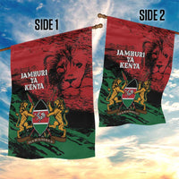 Kenya Independence Day Garden Flag 61st Anniversary - Coat Of Arms - Wonder Print Shop
