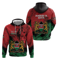 Kenya Independence Day Hoodie 61st Anniversary - Coat Of Arms - Wonder Print Shop
