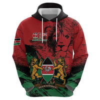 Kenya Independence Day Hoodie 61st Anniversary - Coat Of Arms - Wonder Print Shop