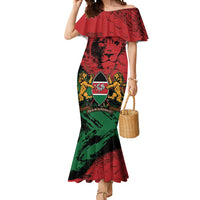Kenya Independence Day Mermaid Dress 61st Anniversary - Coat Of Arms - Wonder Print Shop