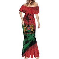 Kenya Independence Day Mermaid Dress 61st Anniversary - Coat Of Arms - Wonder Print Shop