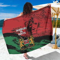 Kenya Independence Day Sarong 61st Anniversary - Coat Of Arms - Wonder Print Shop