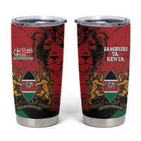Kenya Independence Day Tumbler Cup 61st Anniversary - Coat Of Arms - Wonder Print Shop
