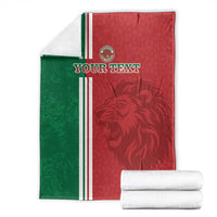 Custom Morocco Football Blanket Go Atlas Lions