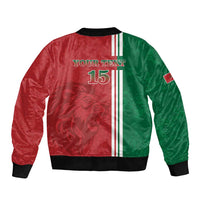 Custom Morocco Football Bomber Jacket Go Atlas Lions - Wonder Print Shop