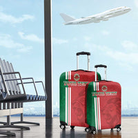 Custom Morocco Football Luggage Cover Go Atlas Lions - Wonder Print Shop
