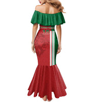 Custom Morocco Football Mermaid Dress Go Atlas Lions - Wonder Print Shop