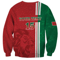 Custom Morocco Football Sweatshirt Go Atlas Lions - Wonder Print Shop