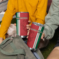 Custom Morocco Football Tumbler Cup Go Atlas Lions - Wonder Print Shop