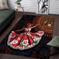 Sega Traditional Dance Area Rug Paisley Mix African Pattern