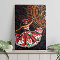 Sega Traditional Dance Canvas Wall Art Paisley Mix African Pattern