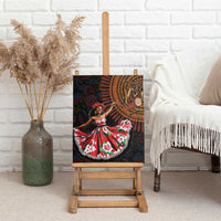 Sega Traditional Dance Canvas Wall Art Paisley Mix African Pattern