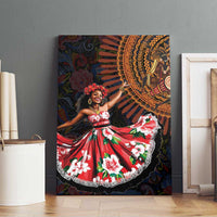 Sega Traditional Dance Canvas Wall Art Paisley Mix African Pattern