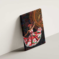 Sega Traditional Dance Canvas Wall Art Paisley Mix African Pattern