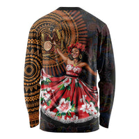 Sega Traditional Dance Long Sleeve Shirt Paisley Mix African Pattern