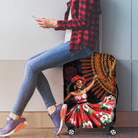 Sega Traditional Dance Luggage Cover Paisley Mix African Pattern