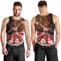 Sega Traditional Dance Men Tank Top Paisley Mix African Pattern