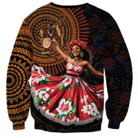 Sega Traditional Dance Sweatshirt Paisley Mix African Pattern - Wonder Print Shop
