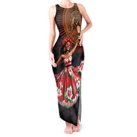 Sega Traditional Dance Tank Maxi Dress Paisley Mix African Pattern - Wonder Print Shop