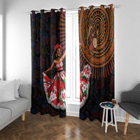 Sega Traditional Dance Window Curtain Paisley Mix African Pattern - Wonder Print Shop