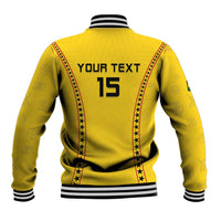Custom Ghana Football Baseball Jacket Go Black Stars