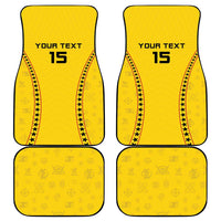 Custom Ghana Football Car Mats Go Black Stars