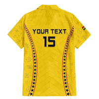 Custom Ghana Football Family Matching Mermaid Dress and Hawaiian Shirt Go Black Stars