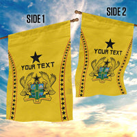 Custom Ghana Football Garden Flag Go Black Stars