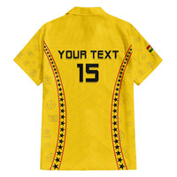 Custom Ghana Football Hawaiian Shirt Go Black Stars