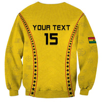 Custom Ghana Football Sweatshirt Go Black Stars - Wonder Print Shop