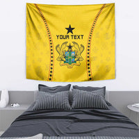 Custom Ghana Football Tapestry Go Black Stars - Wonder Print Shop