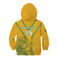 Custom South Africa Soccer Kid Hoodie Go Bafana Bafana